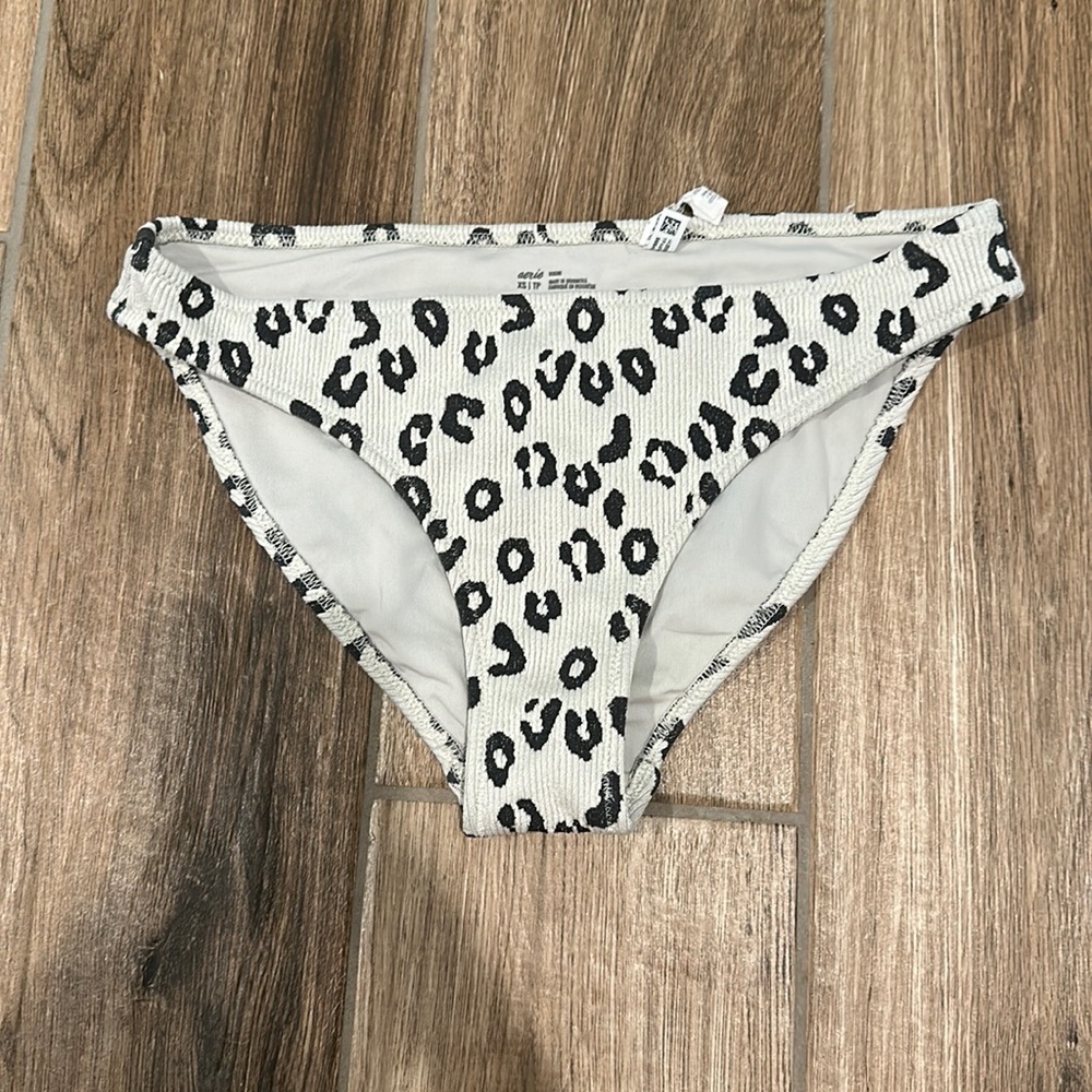 Aerie Leopard Print Bikini Bottoms